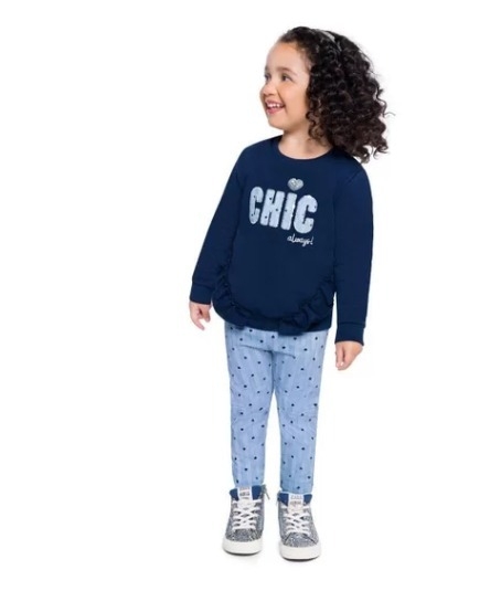 Conjunto Inverno Mundi - moletom com legging - Chic