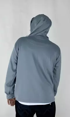 CAMPERA NEO ZIP HOOD GREY - Rethink Hurlingham