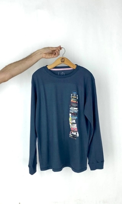 REMERA MANGA LARGA BOOKS w23 en internet