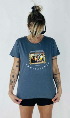 REMERA MUJER PRINT s24 RENACIMIENTO