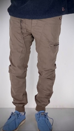PANTALON JOGGER CAMEL ELAST