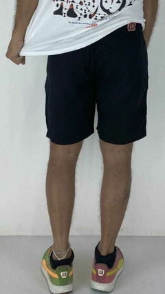BERMUDA LINO ELASTIC NEGRO - Rethink Hurlingham