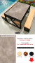 Imagem do MESA PRETA COM COBRE - TEMAS (CIMENTO QUEIMADO)