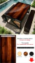 MESA PRETO COM COBRE / TEXTURAS: MADEIRAS na internet