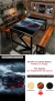 Imagem do MESA - PRETA COM COBRE - TEMAS (CARROS)