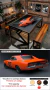 Imagem do MESA - PRETA COM COBRE - TEMAS (CARROS)