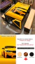 MESA PRETA COM AMARELO - TEMAS (CARROS) - Util casa e jardim