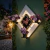 Painel - Jardim Vertical. Tema: Rosas / Com 3 Suporte porta vasos. na internet