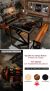 Imagem do MESA - PRETA COM COBRE - TEMAS (CARROS)