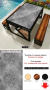 Imagem do MESA PRETA COM COBRE - TEMAS (CIMENTO QUEIMADO)