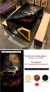 MESA PRETA COM AMARELO - TEMAS (CARROS) na internet