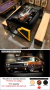MESA PRETA COM AMARELO - TEMAS (CARROS) na internet