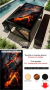 MESA PRETO COM COBRE / TEXTURAS: MADEIRAS - comprar online