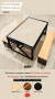 MESA PRETO COM COBRE - BRANCO OF WHITE - (CORES) - Util casa e jardim