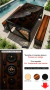 MESA PRETO COM COBRE / TEXTURAS: MADEIRAS - loja online