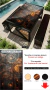 MESA PRETO COM COBRE / TEXTURAS: MADEIRAS - comprar online