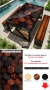 MESA PRETO COM COBRE / TEXTURAS: MADEIRAS - loja online