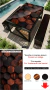 MESA PRETO COM COBRE / TEXTURAS: MADEIRAS - Util casa e jardim