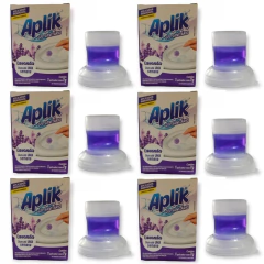 Kit 6 Gel Sanitário Ventosa Adesivo 7g Perfumado Aplik - comprar online