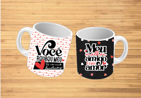 Caneca Personalizada Dia dos Namorados Crush