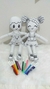 Bonecos - Naninhas personalizadas para colorir