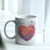 Caneca Personalizada para Namorados - Estampa de Corações Românticos - comprar online