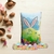 Almofada Personalizada com Bolso - Páscoa com Coelhinho e Ovinhos - Sandra Visual Art's