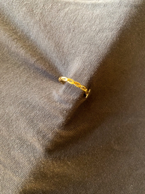 PIERCING DE PRESSÃO CLÉO DOURADO