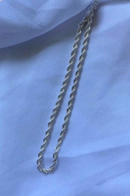 CHOKER CORDÃO BAIANO PRATA