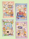 Caderno Kawaii Rotina dos Animais