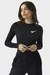 cropped manga longa nike - comprar online