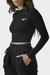 cropped manga longa nike - vendas