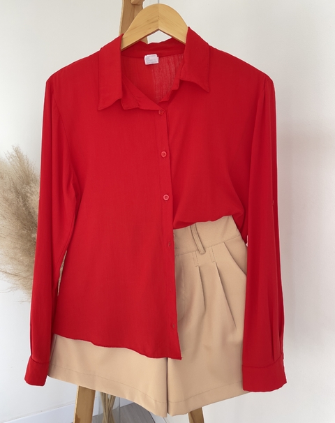Camisa Márcia vermelha - comprar online