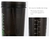 Frasco Shaker de 3 Camadas para Proteína Copo para Shake em Pó Garrafa de Água de Grande Capacidade - OneSports