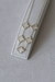 Colar de trevo branco - curto 35cm - loja online