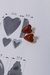 Brinco heart em resina - Marrom - comprar online