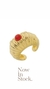 Anel com detalhe em vermelho - comprar online