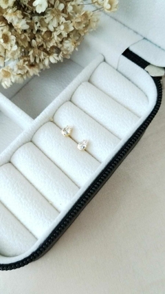 Brinco Zircônia Gota 3x5 mm - loja online