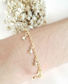 Pulseira Infantil Estrelinhas na internet