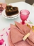 Guardanapo | Rosa Antigo com Poá Bege - Harmonia Store