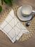 Guardanapo | Linho Misto | Grid Off White
