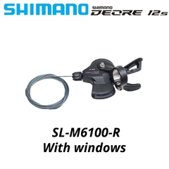 Shimano Deore M6100 Grupo de desviadores de 1X12 velocidades Alavanca de mudança de 12 velocidades CN M6100 Volante de corrente RD Cassete 12S 12V 51T na internet