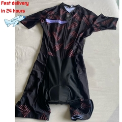 2022 XAMA Pro Triathlon Feminino Conjuntos de Camisa de Ciclismo Curto Skinsuit Maillot Ropa Ciclismo Bicicleta Mujer Roupas de Bicicleta Go Jumpsuit