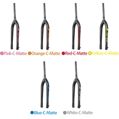 BXT Full Carbon MTB Fork Boost 110*15mm 29er mountain bike fork 29" polegadas freio a disco Cônico 1-1/8 to1-1/2 Thru Eixo garfo - ALM Esportes