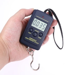 Balança de gancho de pesca eletrônica 40kg/10g balança de bolso digital pendurada para anzóis de pesca ferramenta equipamento de pesca