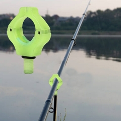 2 unidades/pacote Suporte de descanso de cabo de vara de pesca de ajuste em forma de Y Suporte de cabeça magnético para vara de pescar suporte de vara de pesca