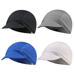 Boné de ciclismo de proteção para verão, elástico, respirável, para ciclismo, cor sólida, malha, ao ar livre, portátil, à prova de poeira, chapéu de ciclismo - comprar online
