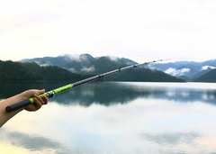 Vara de pesca telescópica para rocha Spinning fly Carpa Feeder fibra de carbono Pesca 3M 2.7M 2.4M 2.1M 1.8M 1.5M Mini haste de viagem Assento do carretel