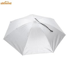 Imagem do Chapéu de guarda-chuva de cabeça dobrável anti-chuva anti-UV bonés de pesca ao ar livre portátil viagem caminhadas praia equipamento de pesca iscas pesca equipamento de chuva