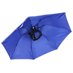 Chapéu de guarda-chuva de cabeça dobrável anti-chuva anti-UV bonés de pesca ao ar livre portátil viagem caminhadas praia equipamento de pesca iscas pesca equipamento de chuva na internet